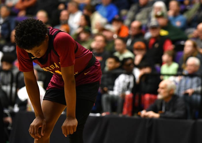 West Linn Central Catholic 6A Oregon boys basketball quarterfinal Taylor Balkom 23
